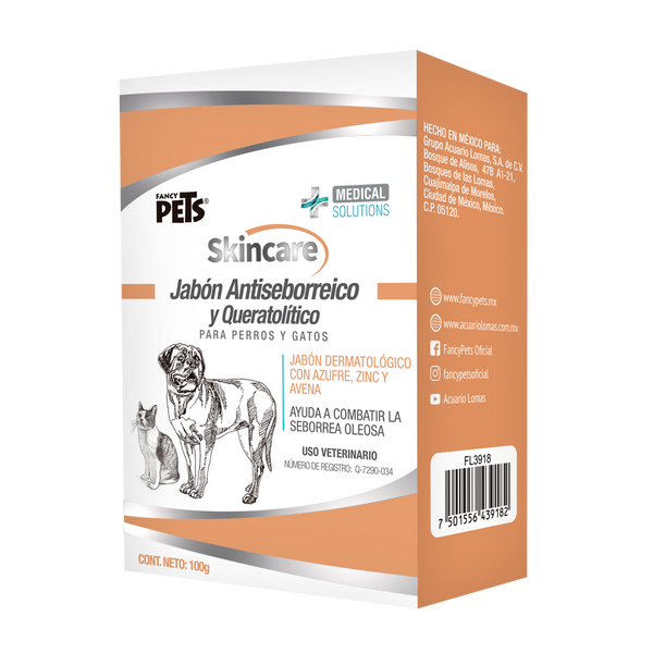 JABON ANTISEBORREICO MEDICO FANCY PETS