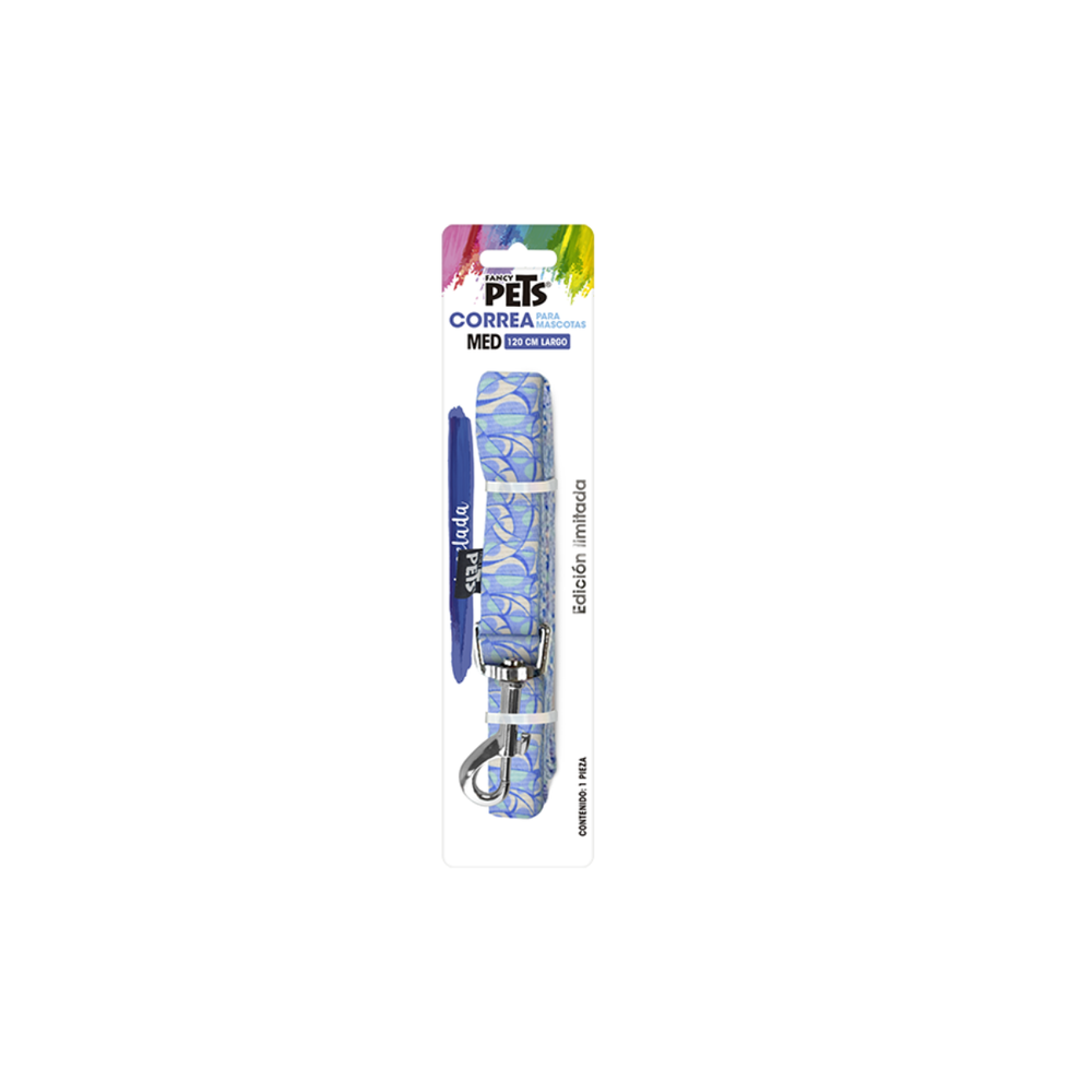 CORREA PARA PERRO MEDIANA SKY LOOK GALERIA FANCY PETS