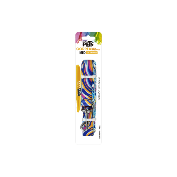 CORREA PARA PERRO MED COLOR MIX GALERIA FANCY PETS