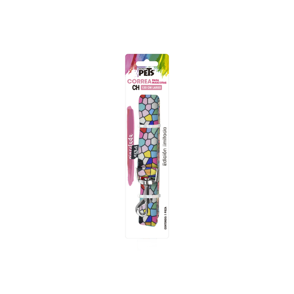 CORREA CHICO GEO GLASS PARA PERRO GALERIA FANCY PETS