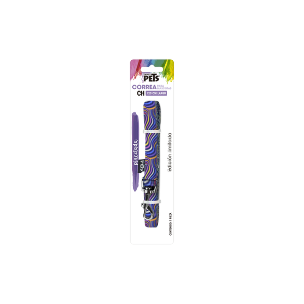 CORREA PARA PERRO CH AQUA POP  GALERIA FANCY PETS