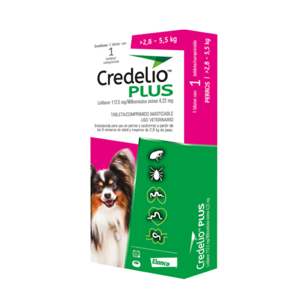 TABLETA ANTIPARASITARIA CREDELIO PLUS TAB 112.5 MG ELANCO