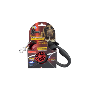 CORREA PARA PERRO RETRACTIL MED CON AUTOSTOP XTREME (5 M / 12-25 KGS) FANCY PETS