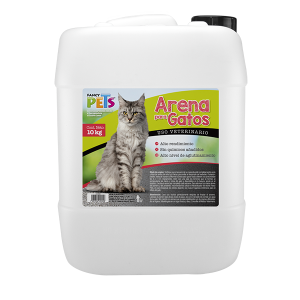 ARENA PARA GATO 10 KG GARRAFA FANCY PETS