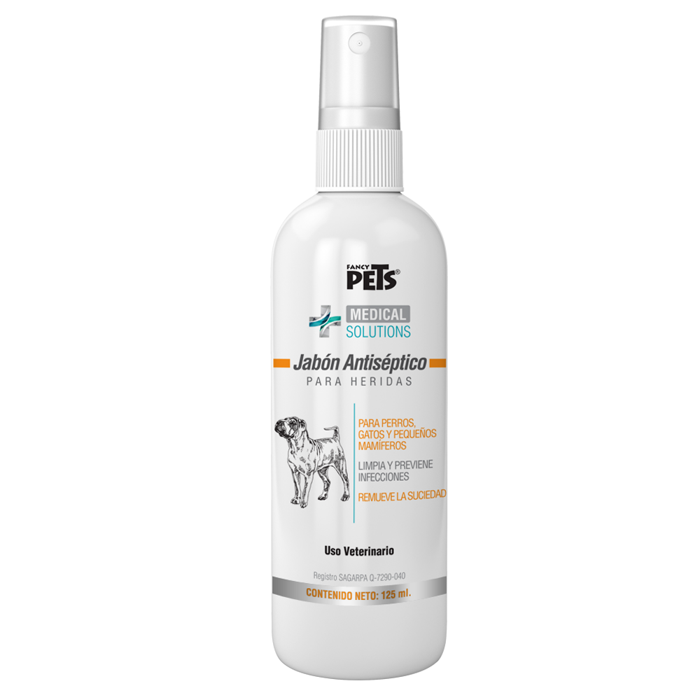 Fancy Pets Medical Solutions jabón antiséptico para mascotas, 125 ml