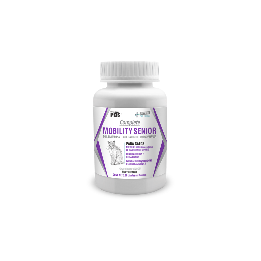 MULTIVITAMINICO COMPLETE MOBILITY SENIOR PARA GATOS 60 TAB FANCY PETS