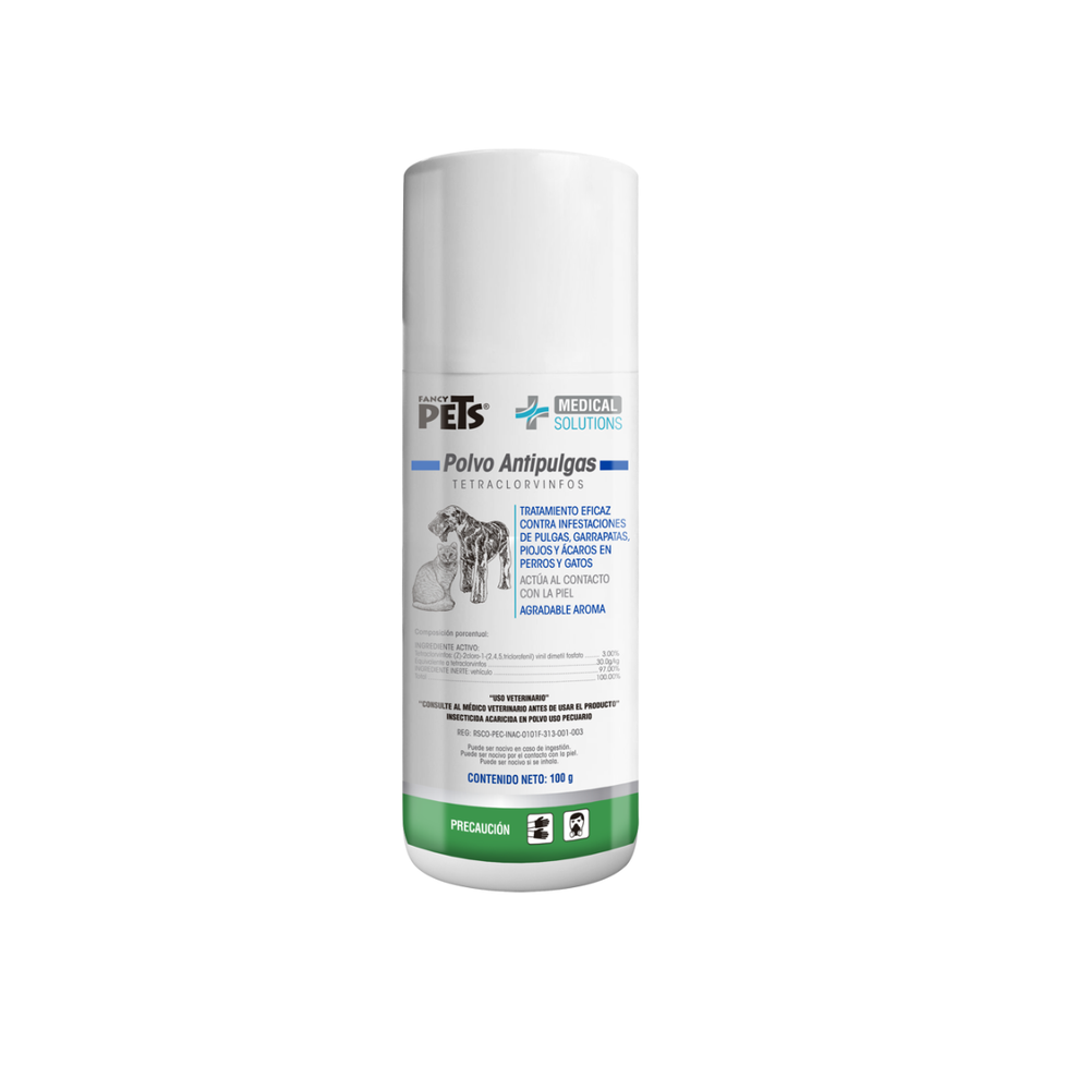 POLVO ANTIPULGAS 100 GRS FANCY PETS