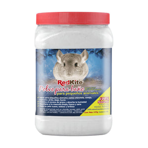 RedKite polvo para baño de piedra pómez para chinchilla y pequeños animales, 1.8 kg