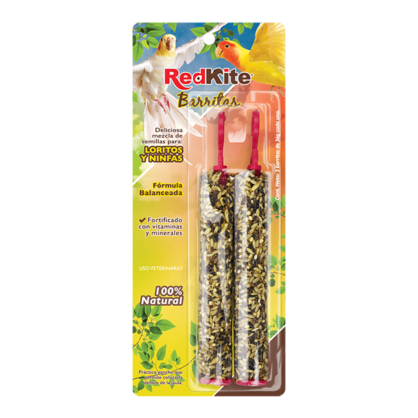BARRITA DE SEMILLAS PARA LORITOS Y NINFAS FANCY PETS