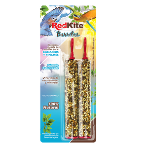 BARRITA DE SEMILLAS PARA CANARIOS Y FINCHES 2 PZ REDKITE