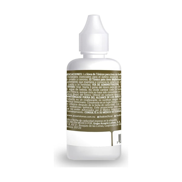 RedKite tónico multivitamínico para aves de ornato y canoras, 30 ml
