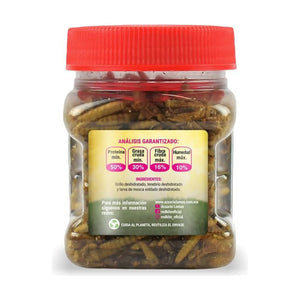 RedKite mezcla de insectos deshidratados para reptiles, aves, peces y mamíferos insectívoros, 34 g