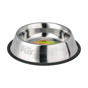 Fancy Pets plato de acero inoxidable con base antiderrapante para perro, 32 oz (907 g)