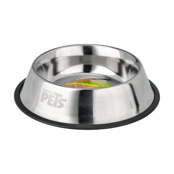 Fancy Pets plato de acero inoxidable con base antiderrapante para perro, 32 oz (907 g)