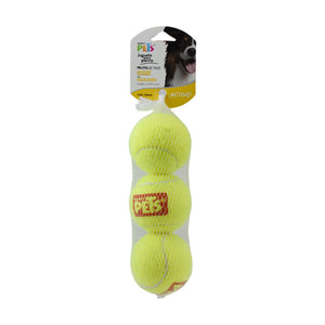 Fancy Pets Activo pelota de tenis con squeaker para perro