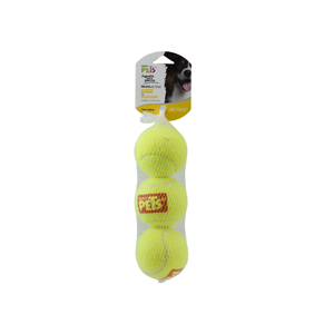 JUGUETE PELOTA MEDIANA DE TENIS CON SQUEAKER FANCY PETS