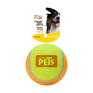 Fancy Pets Activo pelota de tenis bicolor para perro