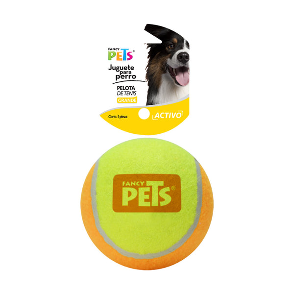 Fancy Pets Activo pelota de tenis bicolor para perro
