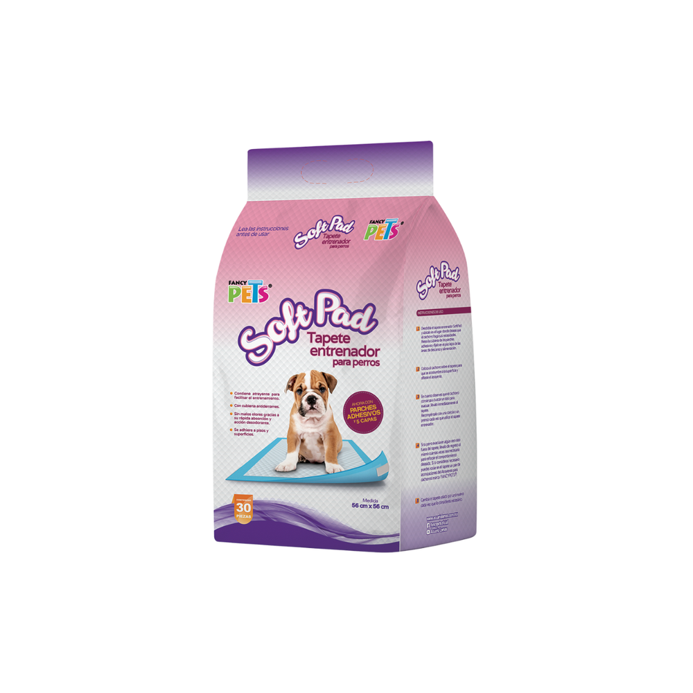TAPETE ENTRENADOR 30 PZS FANCY PETS