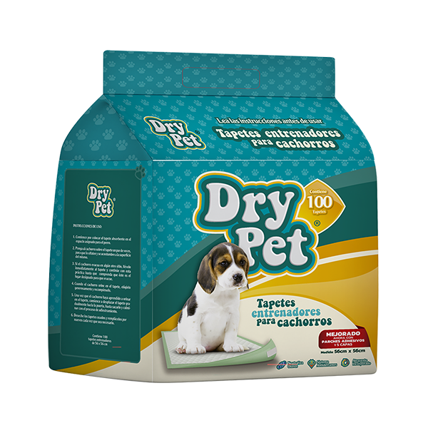TAPETE ENTRENADOR DRY PET 100 PZS FANY PETS