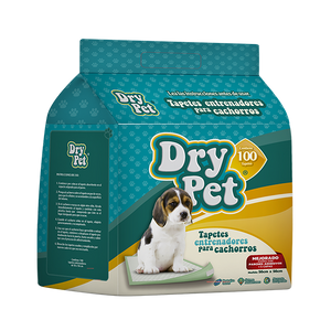 TAPETE ENTRENADOR DRY PET 100 PZS FANY PETS