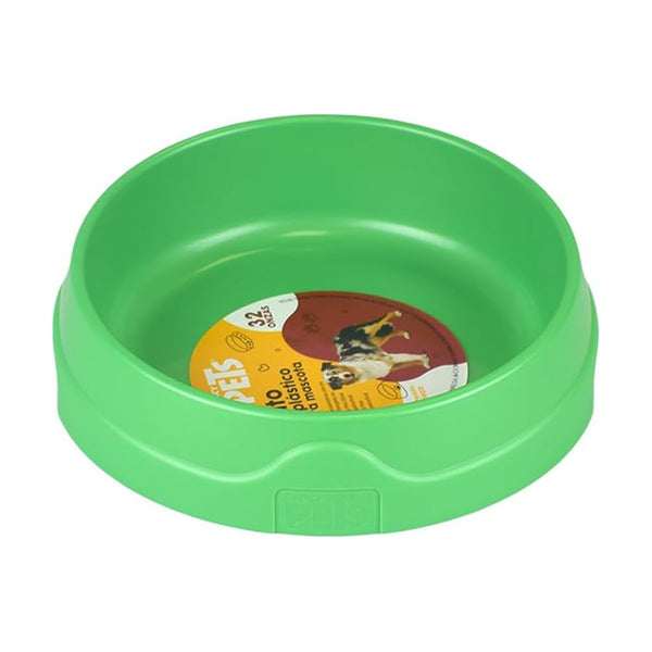 Fancy Pets plato de plástico con agarradera para perro y gato, 32 oz