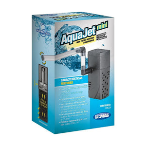 Lomas AquaJet Mini filtro interno sumergible para acuarios de hasta 25 L