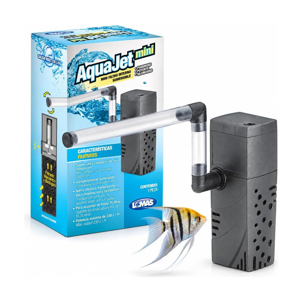 Lomas AquaJet Mini filtro interno sumergible para acuarios de hasta 25 L