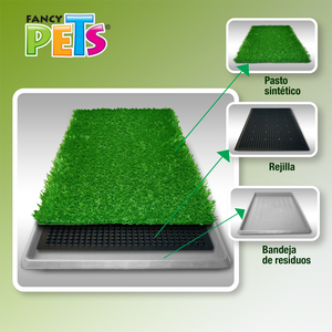 TAPETE DE ENTRENAMIENTO DOGGIE GRASS 70X44 CM FANCY PETS