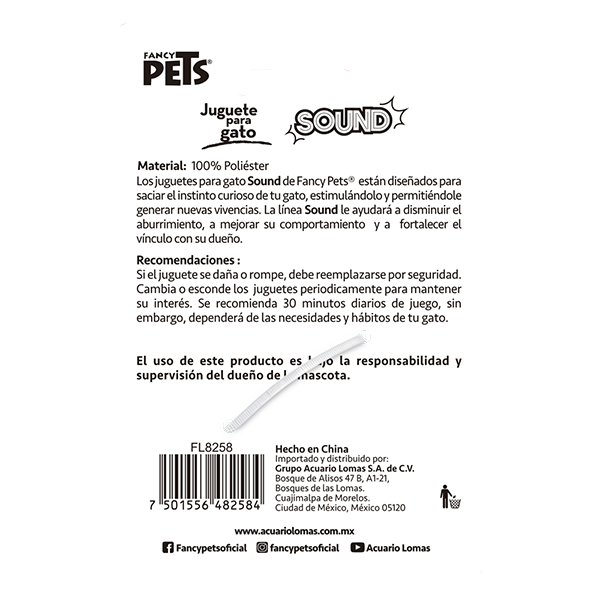 JUGUETE SALAMANDRA SOUND FANCY PETS