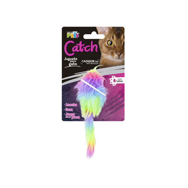 JUGUETE RATON ARCOIRIS CATCH FANCY PETS