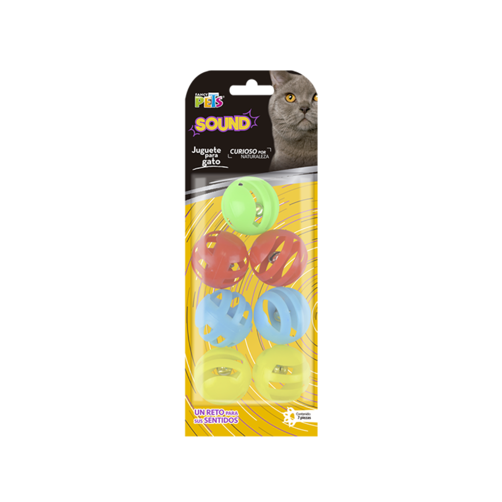 JUGUETE SET DE PELOTAS SOUND FANCY PETS