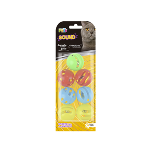 JUGUETE SET DE PELOTAS SOUND FANCY PETS