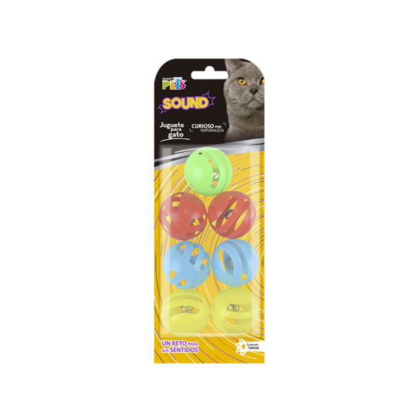 JUGUETE SET DE PELOTAS SOUND FANCY PETS