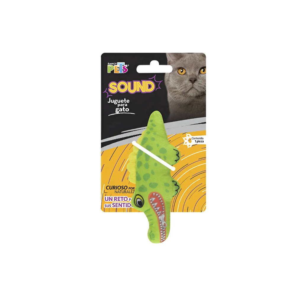 JUGUETE COCODRILO SOUND FANCY PETS