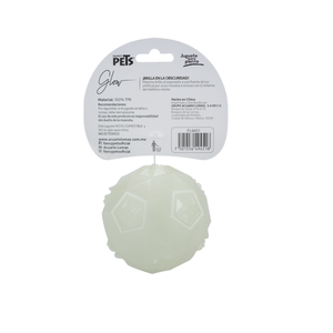JUGUETE PELOTA DIAMANTE GLOW FANCY PETS