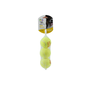 JUGUETE PELOTA CHICA DE TENIS CON SQUEAKER FANCY PETS