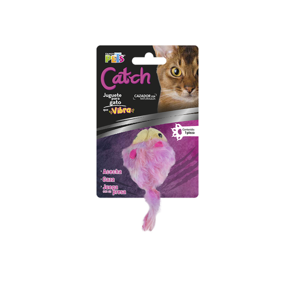JUGUETE RATON VIBRO CATCH FANCY PETS
