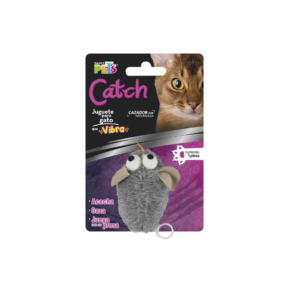JUGUETE RATONCILLO VIBRO CATCH FANCY PETS