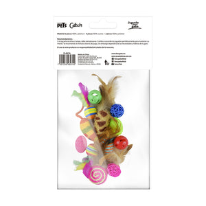 Fancy Pets Catch set surtido de juguetes para gato, 12 piezas