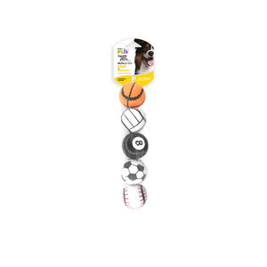JUGUETE PELOTAS DE TENIS DEPORTIVAS CON SQUEAKER FANCY PETS