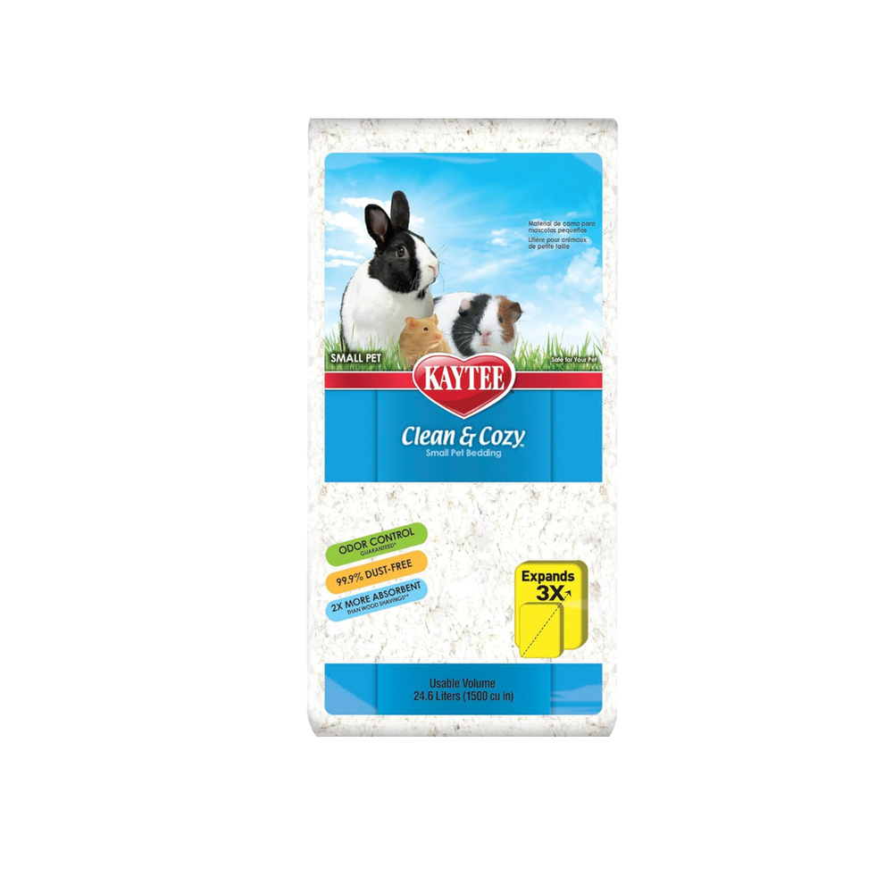 SUSTRATO DE PAPEL CLEAN & COZY BLANCO 24.6L KAYTEE