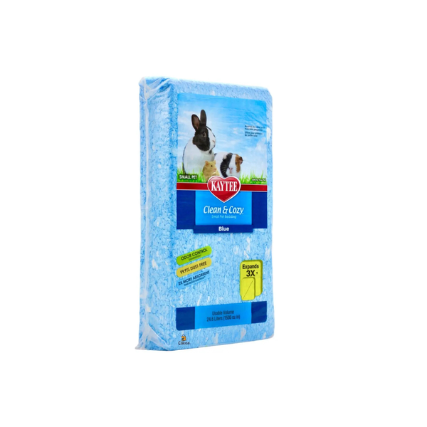 SUSTRATO DE PAPEL CLEAN & COZY AZUL 24.6 L KAYTEE