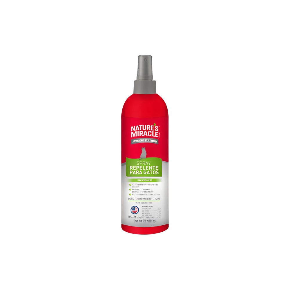 SPRAY REPELENTE PARA GATO 236ML NATURES MIRACLES