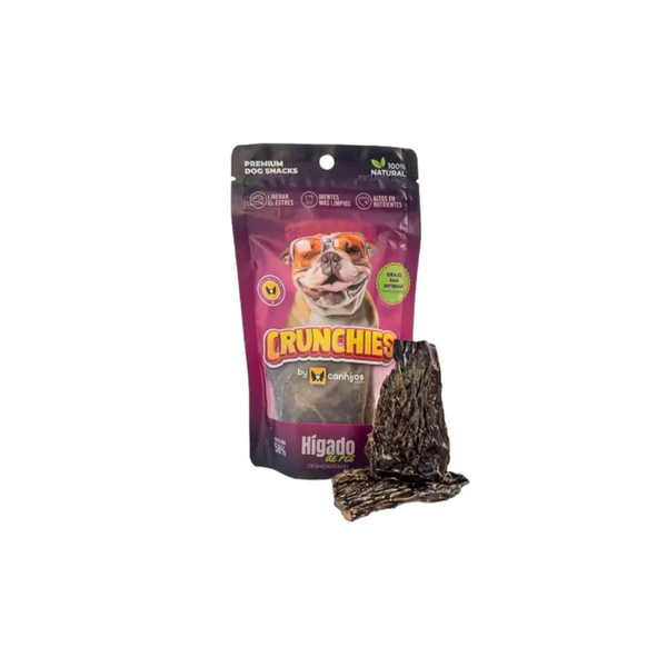 BEEF LIVER DOG TREATS 50 G CRUNCHIES