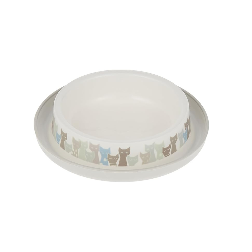 PLATO DOBLE PARA MASCOTA MODELO TRENDY DINNER MAASAI GR MODERNA