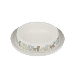DOUBLE PET BOWL TRENDY DINNER MAASAI GR MODERN