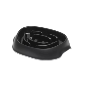 PLATO PARA ALIMENTACIÓN LENTA SLOMO NEGRO 950 ML MODERNA