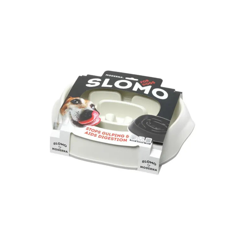 PLATO PARA ALIMENTACIÓN LENTA SLOMO BLANCO 950 ML MODERNA