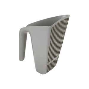 PALA Y CERNIDOR CON ASA PARA ARENERO GRIS ECO FRIENDLY MODERNA